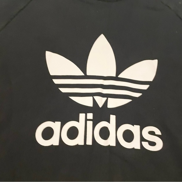Adidas Men's Black Crewneck Sweater Size Medium - Picture 3 of 16